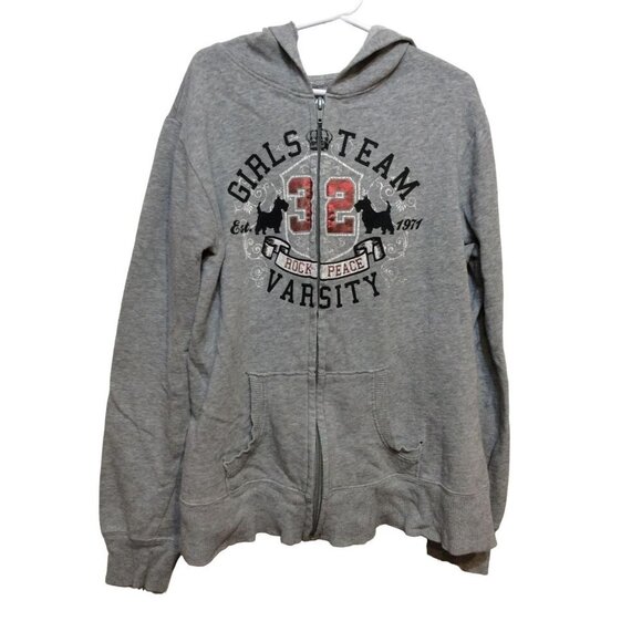 Arizona Girls Hoodie Team Varsity Full Zip Size XL  Gray - Picture 1 of 6